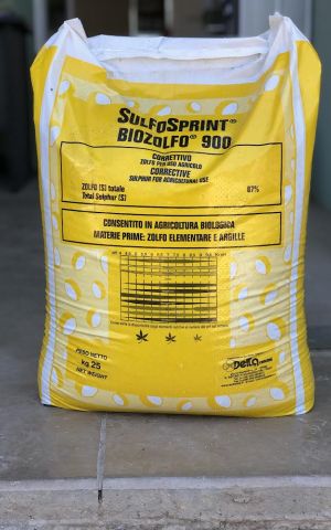 Sulfosprint- Μειώνει το pH  και την αλατότητα του εδάφους